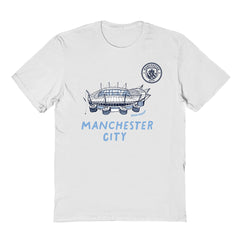 Manchester City Vive La Fete Youth Chilena Style T-Shirts - White