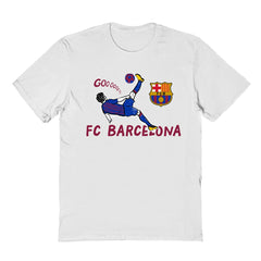 Barcelona Vive La Fete Youth Chilena Style T-Shirts - White