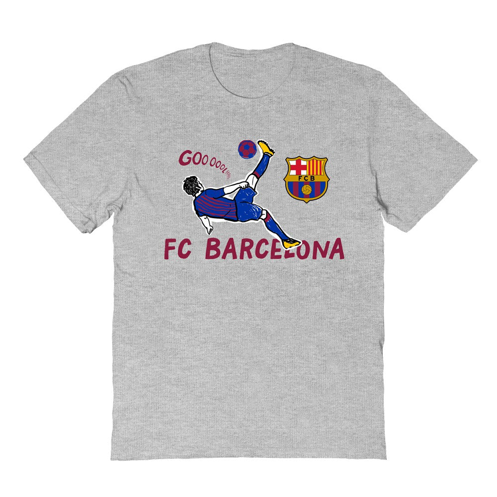 Barcelona Vive La Fete Youth Chilena Style T-Shirts - Gray