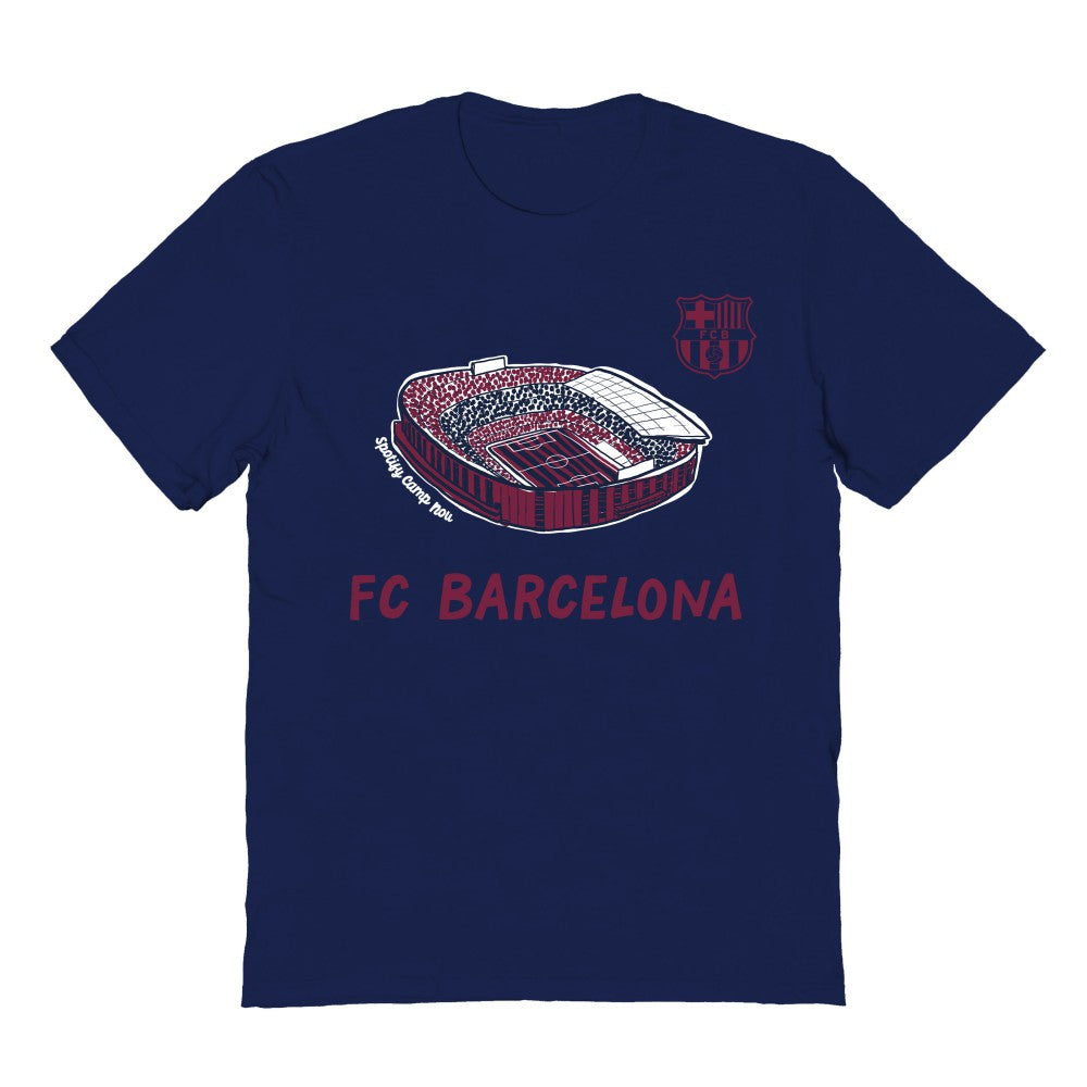 Barcelona Vive La Fete Youth Chilena Style T-Shirts - Navy