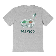 Mexico National Team Vive La Fete Youth Chilena Style T-Shirts - Gray