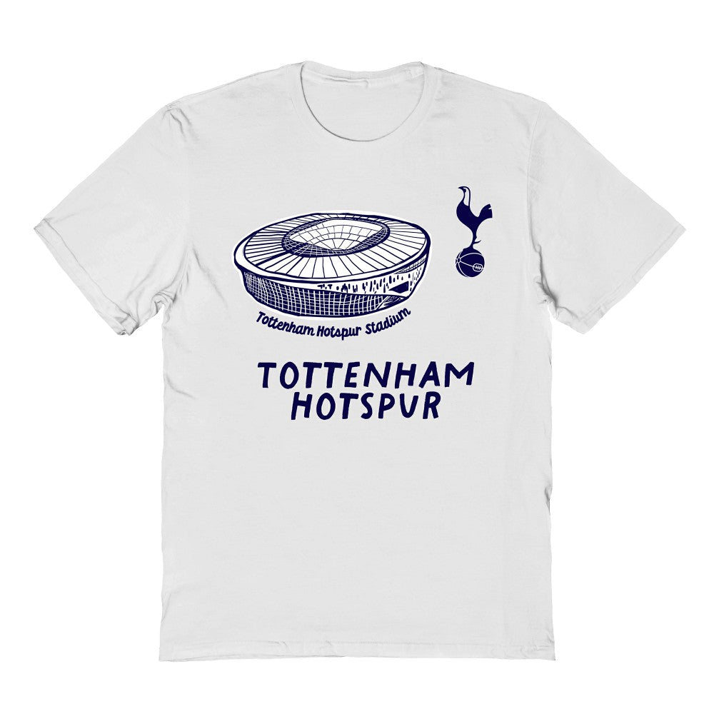 Tottenham Hotspur Vive La Fete Youth Chilena Style T-Shirts - White