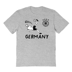 Germany National Team Vive La Fete Youth Chilena Style T-Shirts - Gray