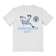 Manchester City Vive La Fete Youth Chilena Style T-Shirts - White