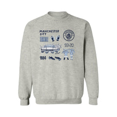 Manchester City Vive La Fete Women's Impressions Icons Sweatshirt - Gray