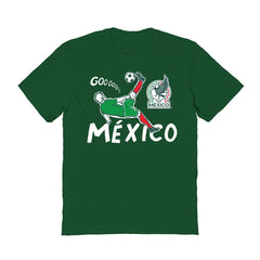 Mexico National Team Vive La Fete Women's Chilena Style T-Shirts - Green