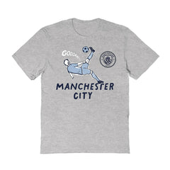 Manchester City Vive La Fete Women's Chilena Style T-Shirts - Gray