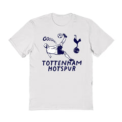 Tottenham Hotspur Vive La Fete Women's Chilena Style T-Shirts - White