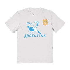Argentina National Team Vive La Fete Women's Chilena Style T-Shirts - White