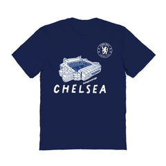 Chelsea Vive La Fete Women's Stadium Style T-Shirts - Navy