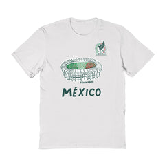 Mexico National Team Vive La Fete Women's Stadium Style T-Shirts - White