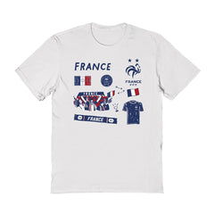 France National Team Vive La Fete Women's Impressions Icons T-Shirts - White