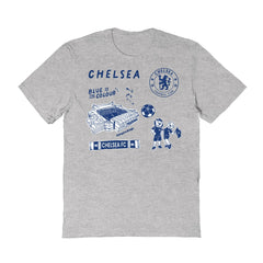 Chelsea Vive La Fete Women's Impressions Icons T-Shirts - Gray
