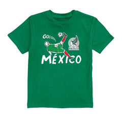 Raúl Jiménez Mexico National Team Vive La Fete Youth Player Name & Number Chilena Style T-Shirts - Green