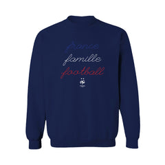 France National Team Vive La Fete Women's Famille Football Sweatshirt - Navy