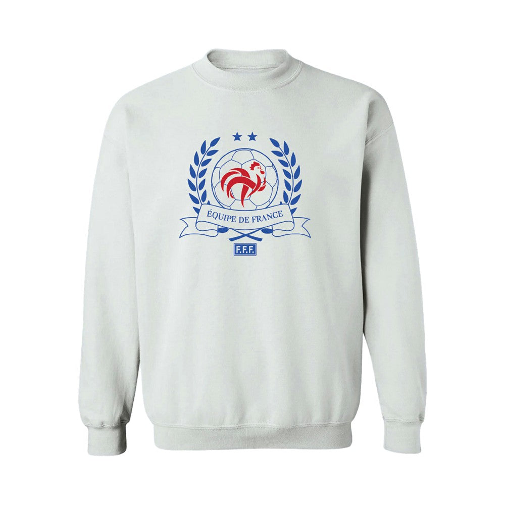 France National Team Vive La Fete Women's Équipe de France Sweatshirt - White