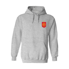 Spain National Team Vive La Fete Women's Color Badge Fleece Hoodie - Gray