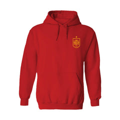 Spain National Team Vive La Fete Women's Color Badge Fleece Hoodie - Red