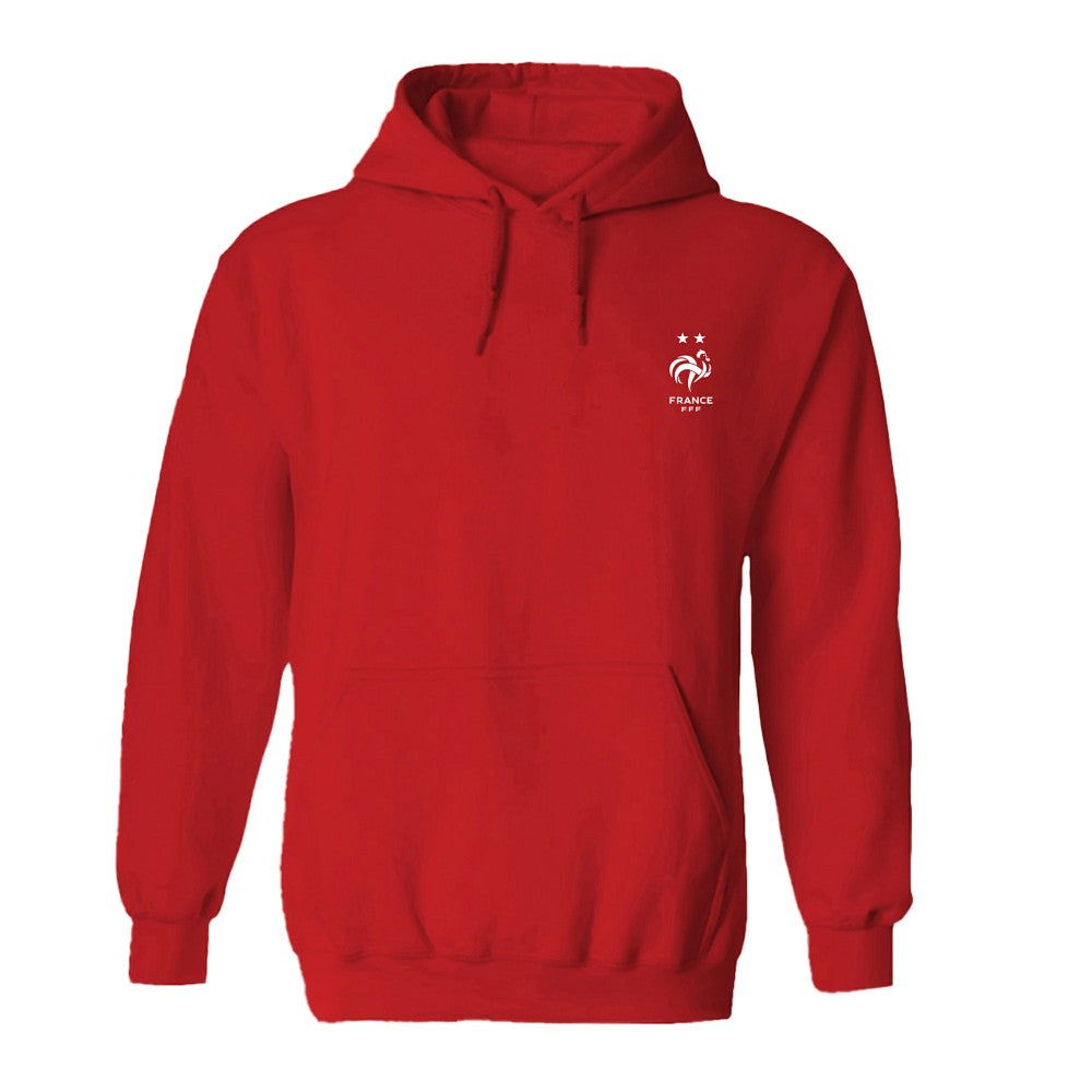 France National Team Vive La Fete Women's Color Badge Fleece Hoodie - Red