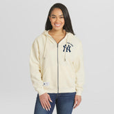 New York Yankees WEAR by Erin Andrews Women's Full-Zip Hoodie Lifestyle