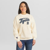 Detroit Tigers WEAR by Erin Andrews Women's Heavyweight Crew Neck Sweatshirt Online