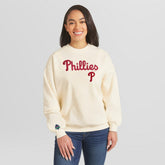 Philadelphia Phillies WEAR by Erin Andrews Women's Heavyweight Crew Neck Sweatshirt for sale