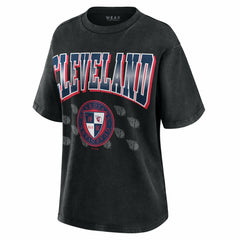 Cleveland Guardians WEAR by Erin Andrews Women's Oversized Boyfriend T-Shirt Sale