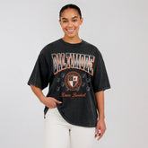 Baltimore Orioles WEAR by Erin Andrews Women's Oversized Boyfriend T-Shirt On Sale