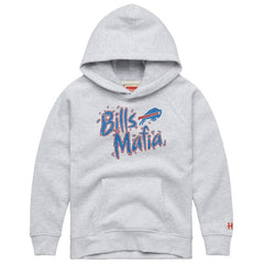 Buffalo Bills Homage Youth Bills Mafia Tri-Blend Hoodie Gray - NFL