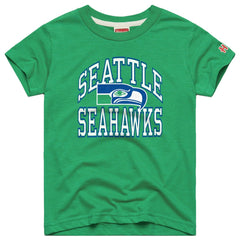 Seattle Seahawks Homage Youth Arch Tri-Blend T-Shirt Green - NFL