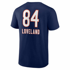 Colston Loveland Chicago Bears Team Wordmark T-Shirt Navy - NFL