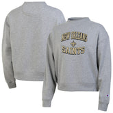 New Orleans Saints Champion Women's Triumph Tri-Blend Sweatshirt Gray - NFL