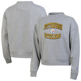Pittsburgh Steelers Champion Women's Triumph Tri-Blend Sweatshirt Gray - NFL