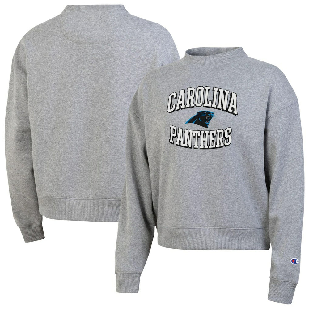 Carolina Panthers Champion Women's Triumph Tri-Blend Sweatshirt Gray - NFL