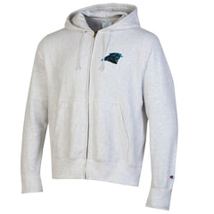 Carolina Panthers Champion Reverse Weave Full-Zip Hoodie Gray - NFL