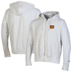Cincinnati Bengals Champion Reverse Weave Full-Zip Hoodie Gray - NFL