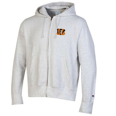 Cincinnati Bengals Champion Reverse Weave Full-Zip Hoodie Gray - NFL