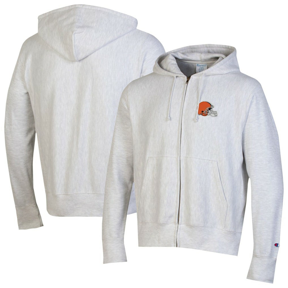 Cleveland Browns Champion Reverse Weave Full-Zip Hoodie Gray - NFL