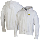 Los Angeles Chargers Champion Reverse Weave Full-Zip Hoodie Gray - NFL