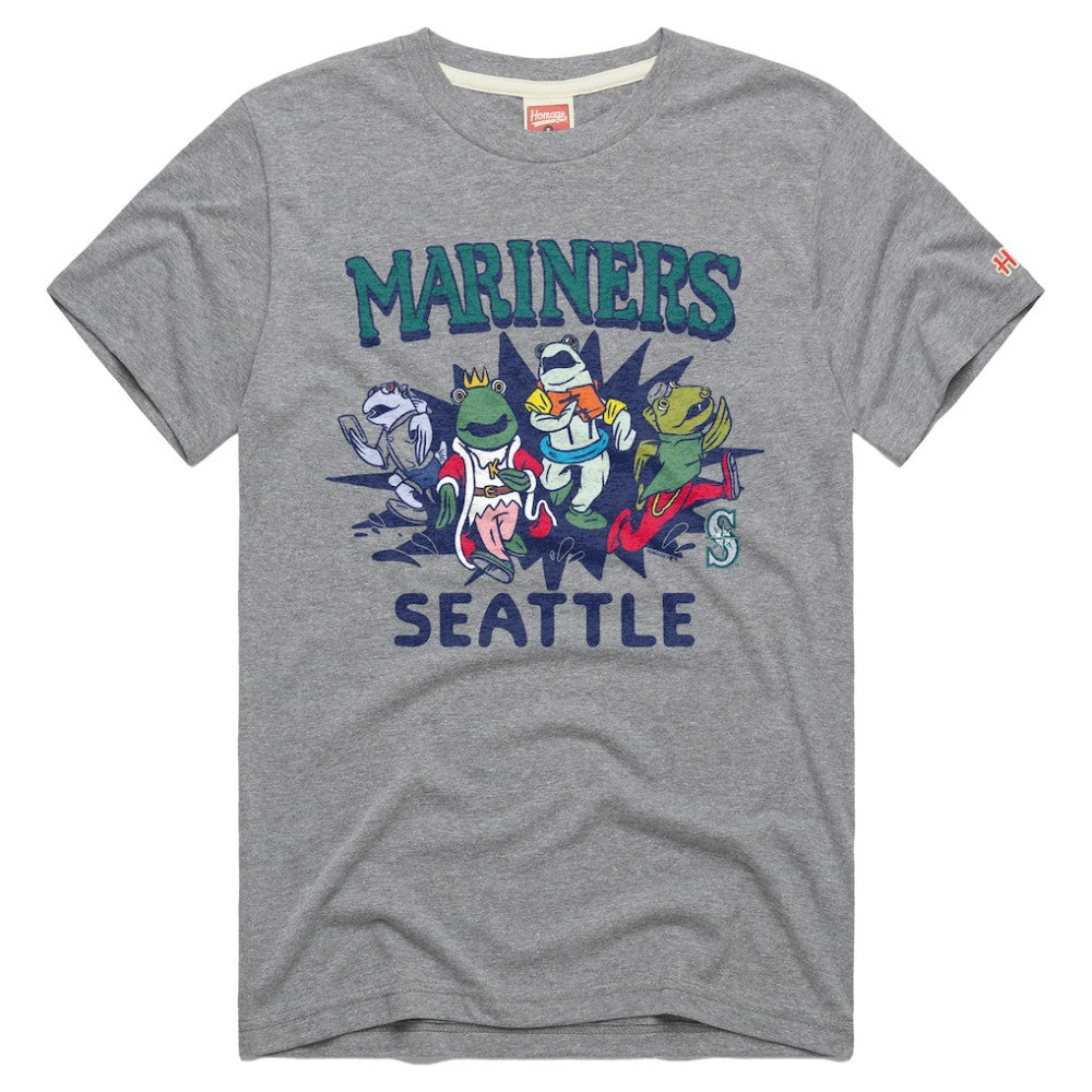 Seattle Mariners Homage Tri-Blend Hyperlocal T-Shirt discount