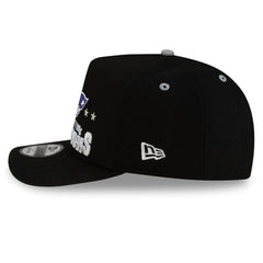 New England Patriots New Era 2025 AFC Champions Locker Room Trophy Collection A-Frame 9FIFTY Snapback Hat Black - NFL
