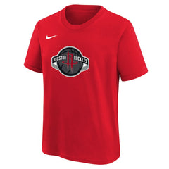 Nike - Houston Rockets Youth Team Essential Logo T-Shirt - Red