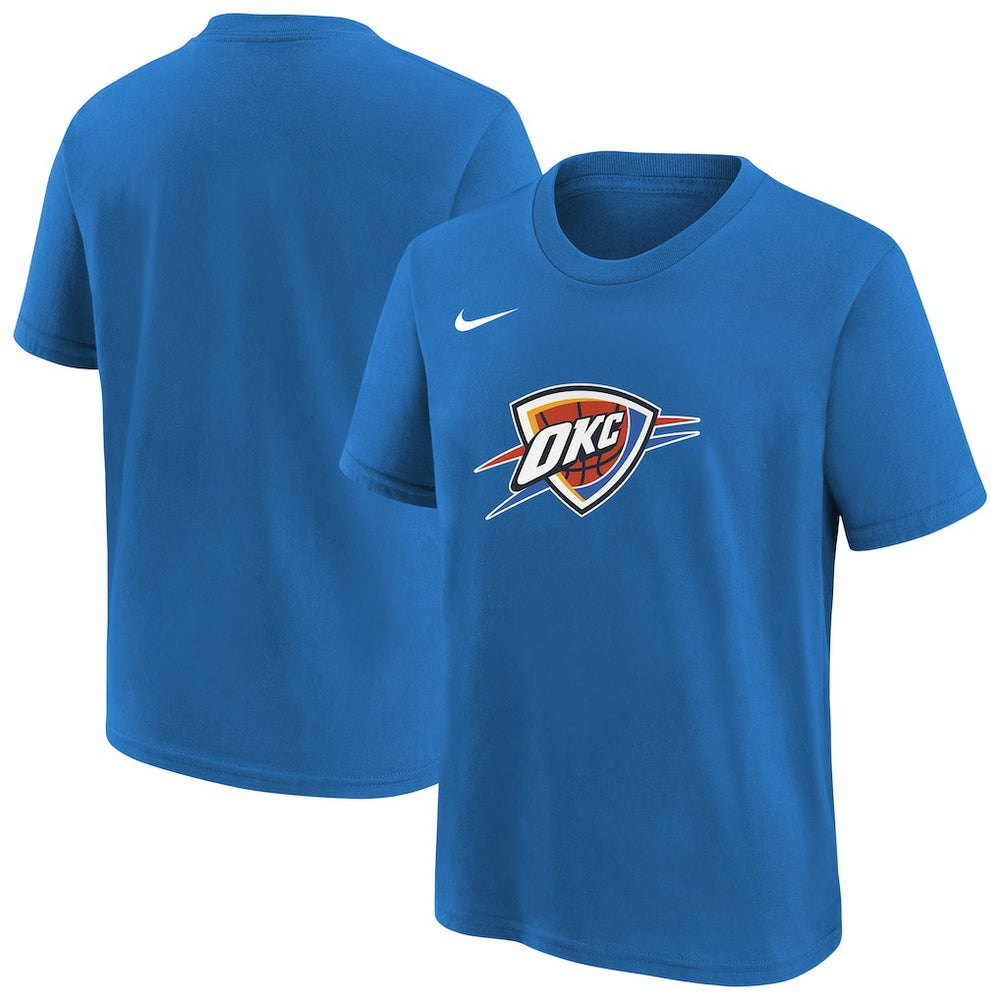 Nike - Oklahoma City Thunder Youth Team Essential Logo T-Shirt - Blue