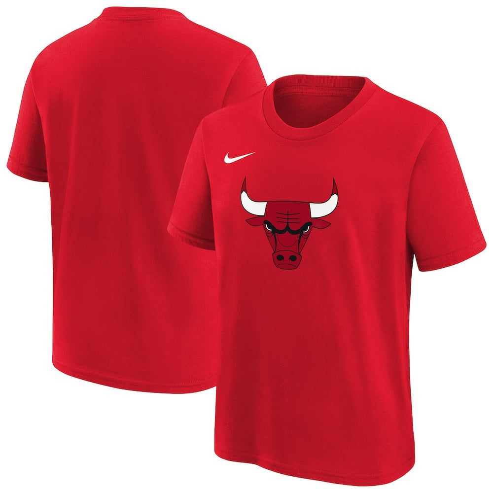 Nike - Chicago Bulls Youth Team Essential Logo T-Shirt - Red