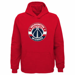 NBA - Washington Wizards Outerstuff Youth Primary Logo Pullover Hoodie - Red