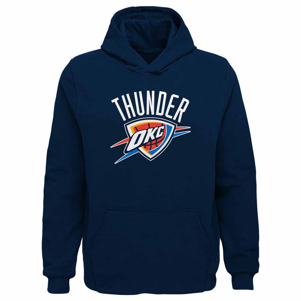 NBA - Oklahoma City Thunder Outerstuff Youth Primary Logo Pullover Hoodie - Navy
