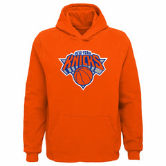 NBA - New York Knicks Outerstuff Youth Primary Logo Pullover Hoodie - Orange