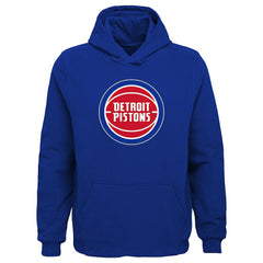 NBA - Detroit Pistons Outerstuff Youth Primary Logo Pullover Hoodie - Royal