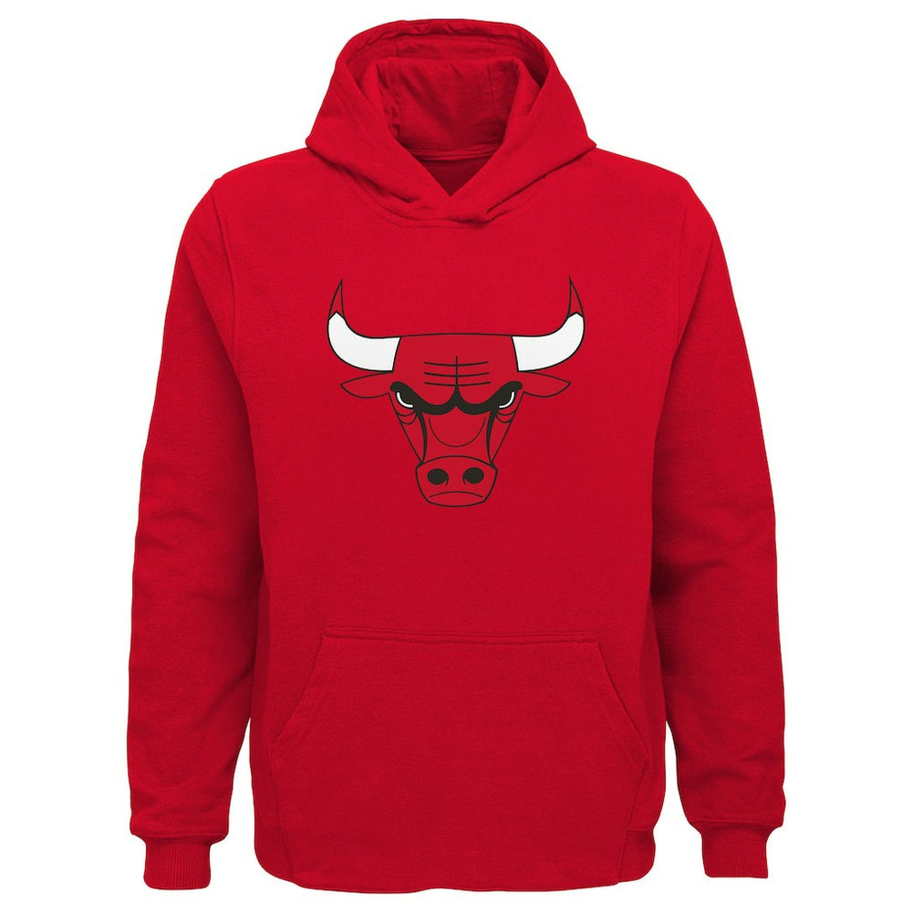 NBA - Chicago Bulls Outerstuff Youth Primary Logo Pullover Hoodie - Red