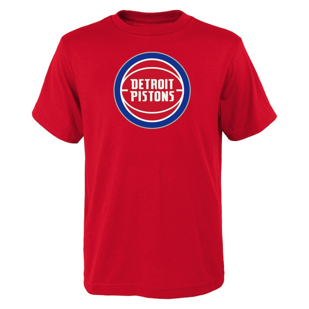 NBA - Detroit Pistons Outerstuff Youth Primary Logo T-Shirt - Red